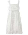 Birdcage’ Cotton-silk Dress